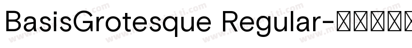 BasisGrotesque Regular字体转换